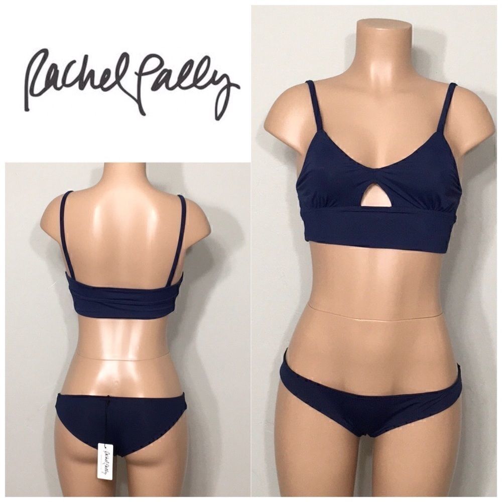 New. Rachel Pally navy bikini. NWT